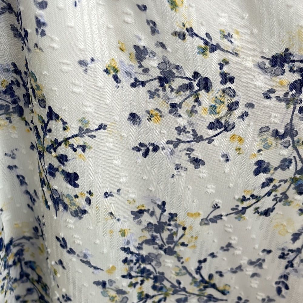 Floral Sleeveless Fit & Flare Dress Summer Casual Chic Cute Day Dress - Size Med - Picture 4 of 11